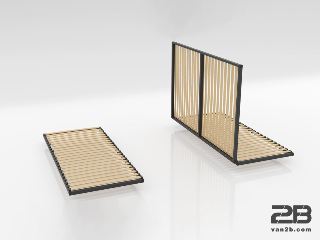 Folding bed made by Van2b