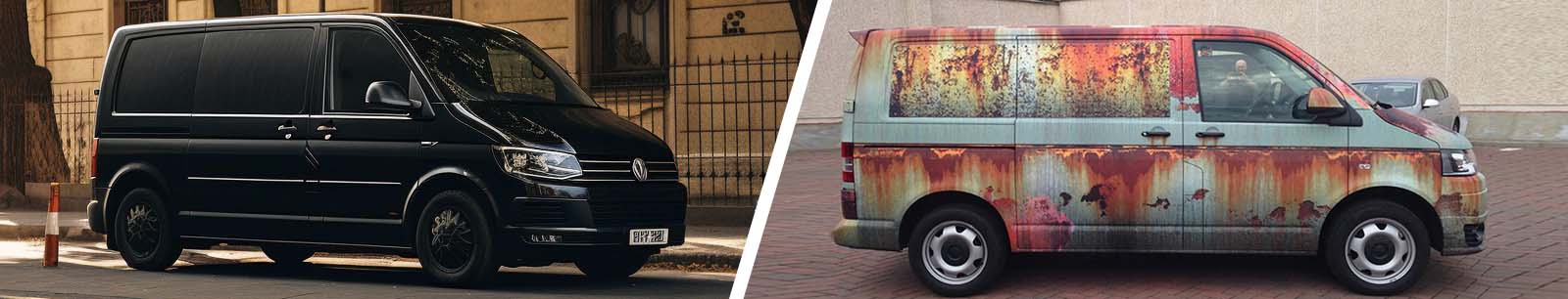 Vinyl rusty wrap to for van