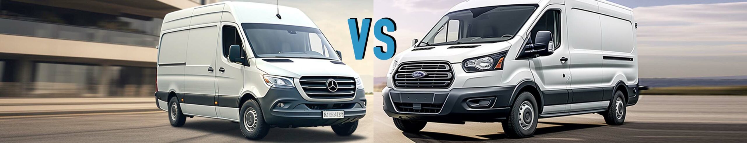 Ford Transit Vs Mercedes Sprinter Side-by-side Comparison - Van2b