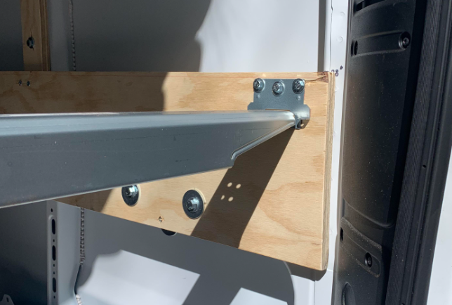 Van bed plans for platform DIY bed - secure van bed beams