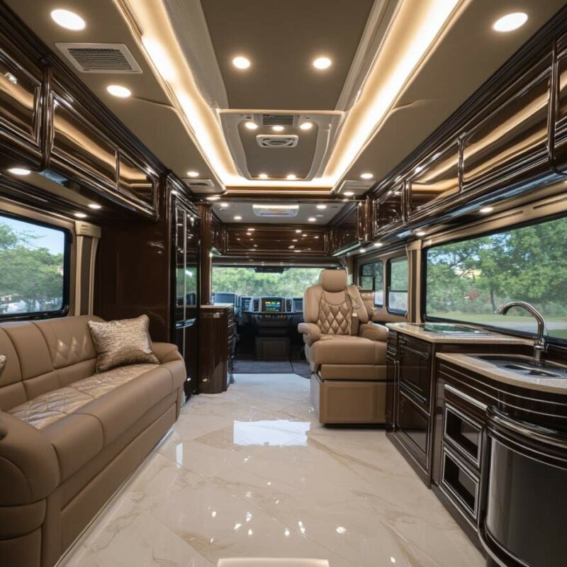 Class A RV interior